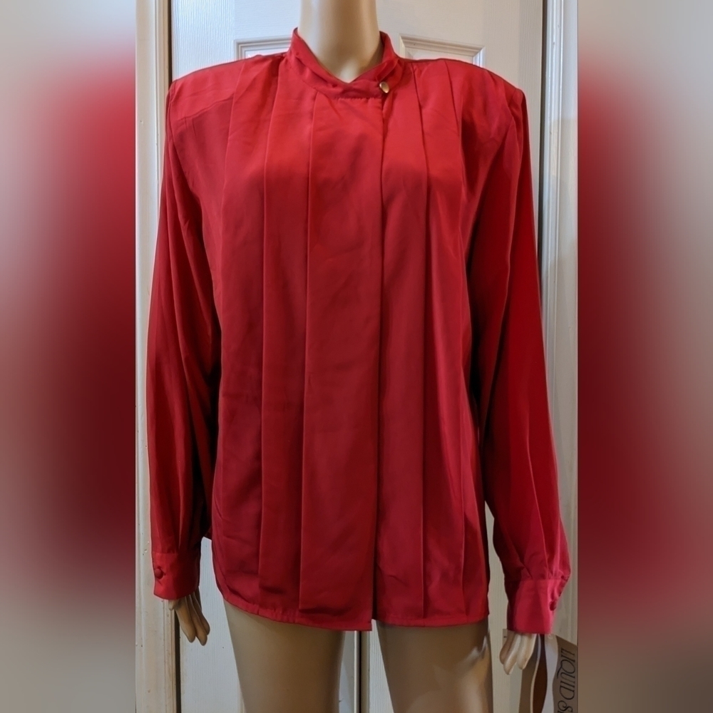 New Peters & Ashley liquid silk long sleeve shirt, TB